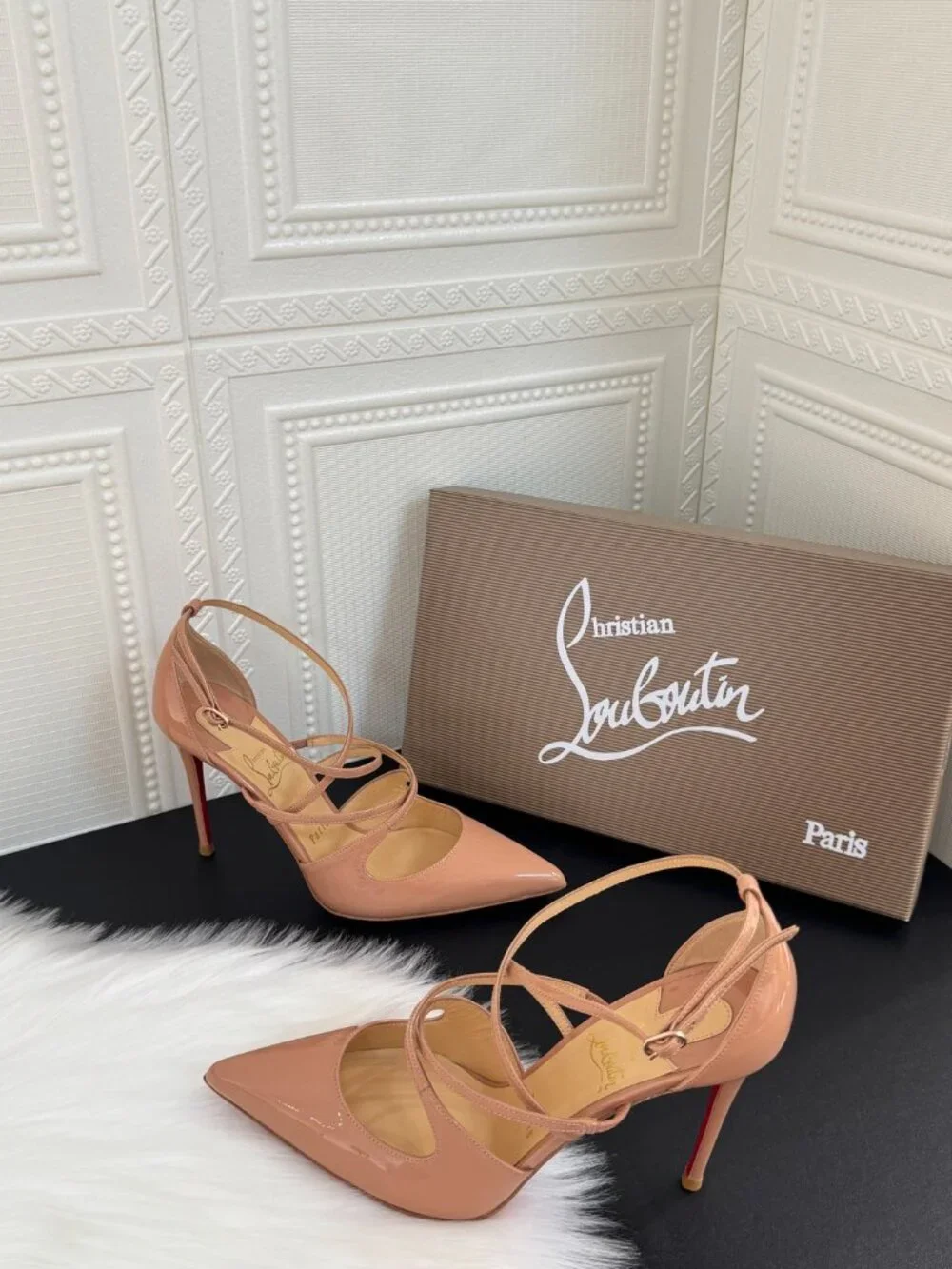 Christian Louboutin Crosspiga 105mm Pumps - Picture 8 of 9